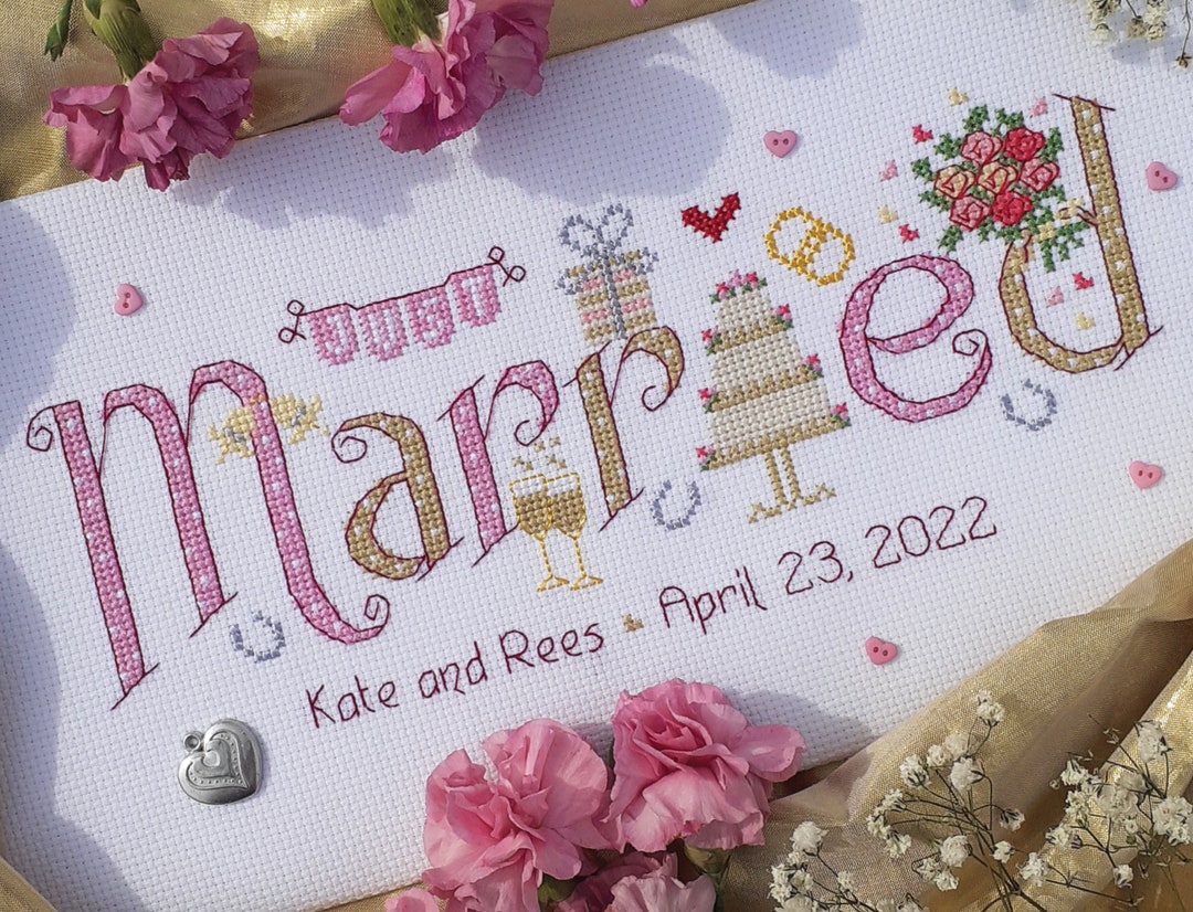 Just Married Wedding - Digital Downloadable PDF Pattern - Etsy