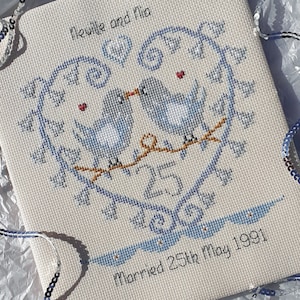 Silver Bells - Aanpasbare Cross Stitch Chart - Digitaal formaat PDF-patroon