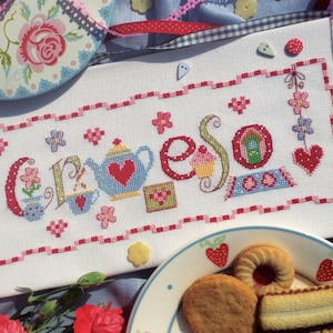 Croeso - Welsh Welcome Cross Stitch Digital PDF Pattern