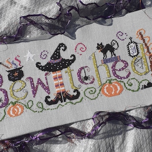 Bewitched Cross Stitch DIGITAL Downloadable PDF Pattern