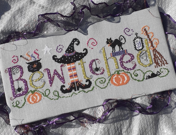 Bewitched Cross Stitch DIGITAL Downloadable PDF Pattern