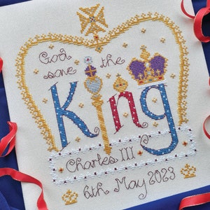 God Save the King Coronation  - Digital PDF Pattern Download