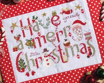Have Yourself a Merry Little Christmas Cross Stitch Chart - Digital Format PDF Pattern