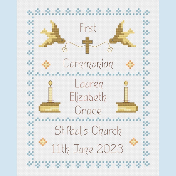First Communion CHART or KIT