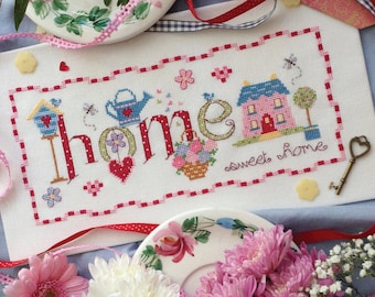 Home cross stitch sampler - Digital Format PDF pattern