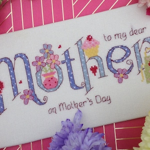 Mother Cross Stitch Chart - Digital Format PDF Pattern