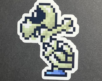 Mario Bros. Bony Skeleton Waterproof Sticker Super Mario Brothers decals video games vintage gaming