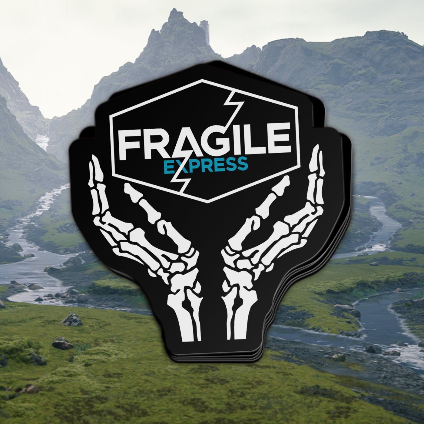 Death Stranding Waterproof Sticker Set – Fragile Express & Bridges