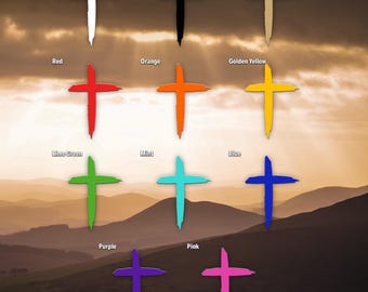 Distressed Christian Cross Vinyl Decal – Car Window Faith Sticker, Religious Car Decal, Jesus Bumper Sticker, Scripture Decor