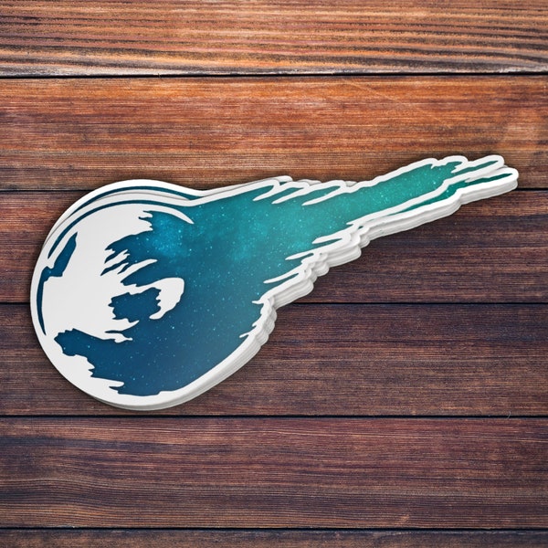 FF7 Meteor Sticker | Cloud | Sephiroth | Final Fantasy 7 Car Decal ff7 decals stickers labels