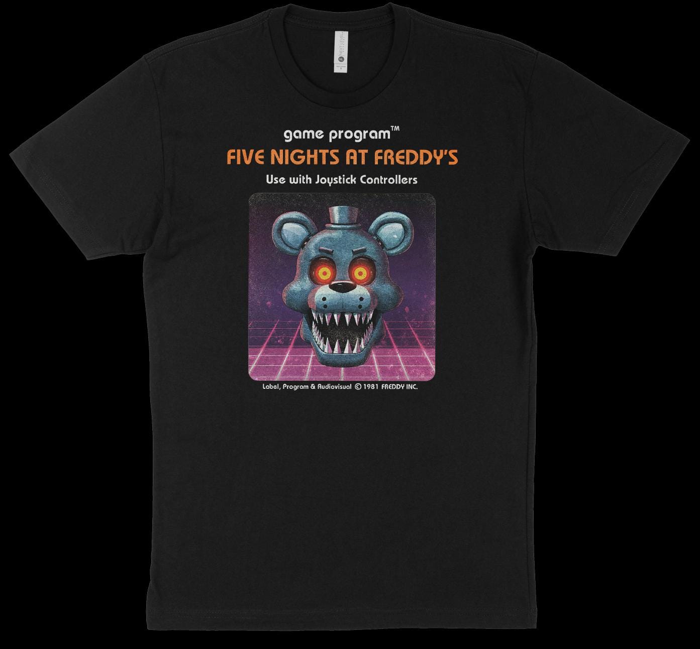 Five Nights at Freddys Atari T-shirt - Fnaf Tees, Fnaf Security