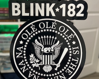 Blink 182 Olé is the New Na Na Na Ramones Tee | One More Time Dance With Me Blink 182 sticker | Next Level 3600 Cotton Tee