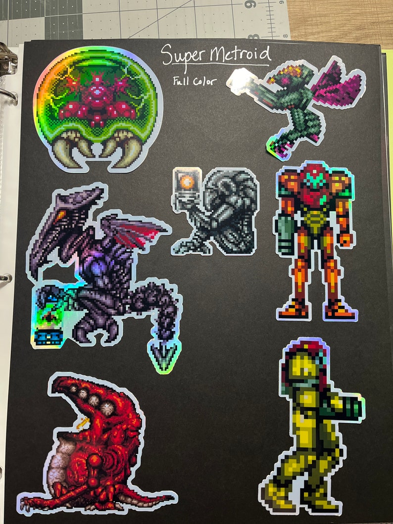 Super Metroid Samus Aran Decals, Video Game Decals and Stickers, Samus ...