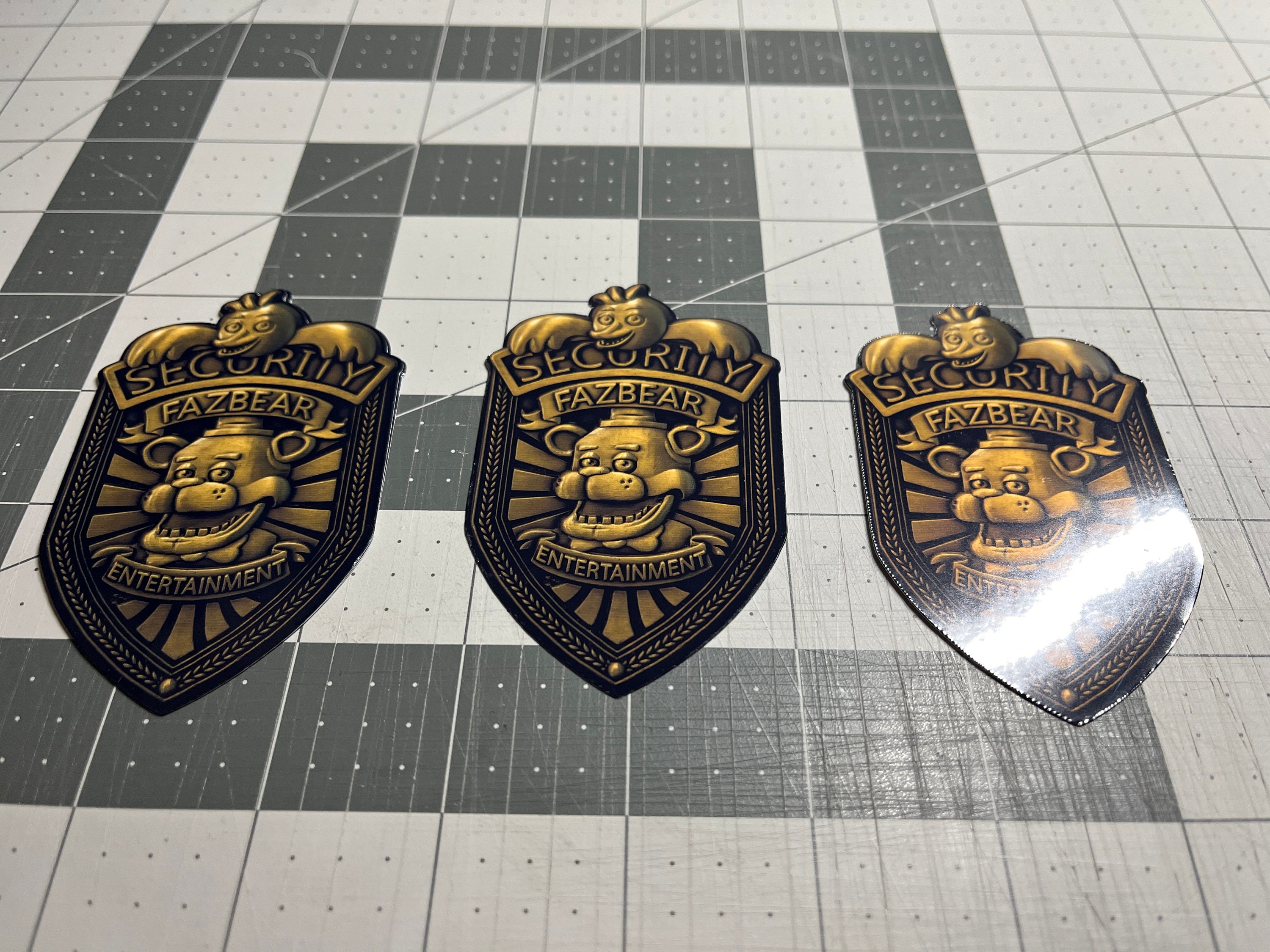 Five Nights at Freddy's Security Badge FNAF Fazzbear Chica