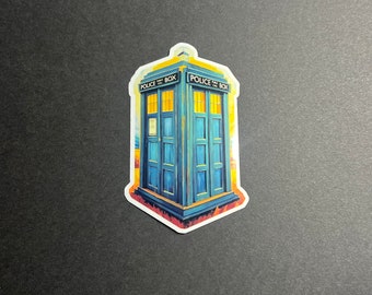 Doctor Who T.A.R.D.I.S. Full Color Sticker