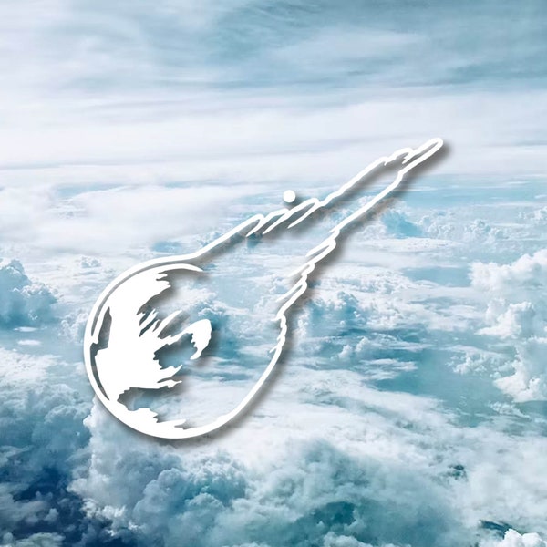 FF7 Meteor Car Decal | Cloud | Sephiroth | Final Fantasy 7 Car Decal ff7 decals stickers labels