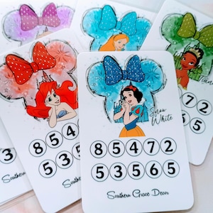 Mini Princess | Savings Challenges | Disney | Budget Binder | Cash Stuffing | Cute | Laminated | Low Income | Insert | Cash Envelopes |