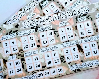 2026 FRIDAYS SAVINGS CHALLENGE