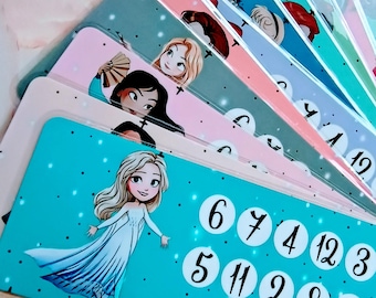 Princess | Savings Challenges | Budget Binder | Cash Stuffing | Cute | Laminated | Low - Income | Insert | Cash Envelopes | Mini Savings