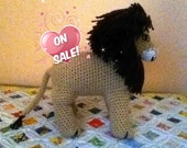 SALE--Crochet Amigurumi Lion Doll