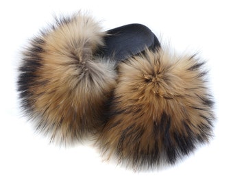 big fluffy fur slides