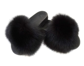 fur sandals near me