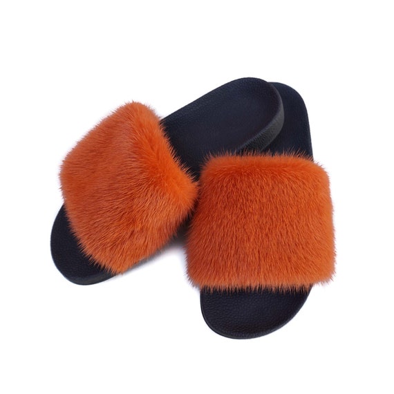 real mink slippers