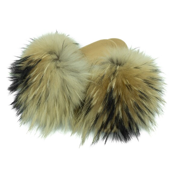fluffy sandal slippers