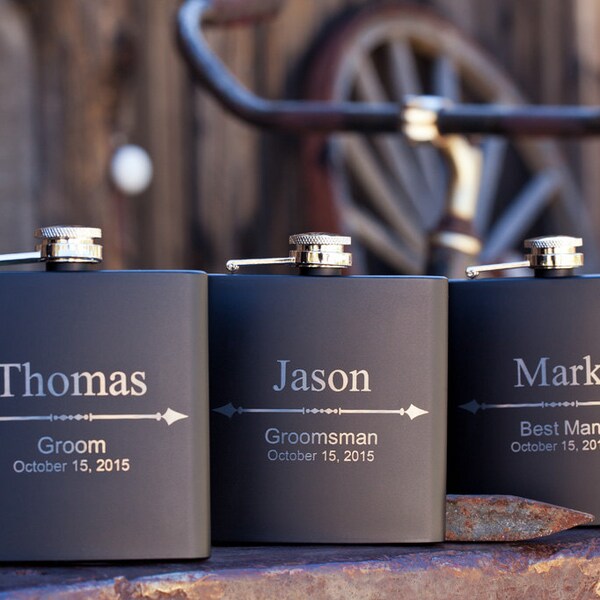 Groomsmen Gift Flask, Personalized Flask, Groomsmen Gifts, Wedding Gift, Hip Flask, Best Man, Flask, Groomsmen Flask, Personalized, Flask