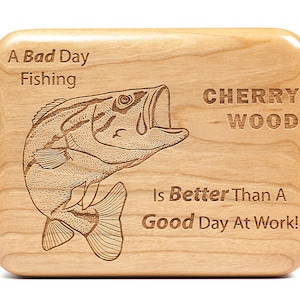 Fly Fishing Box, Fly Box, Personalized Fishing Lure Box, Gift for Birthday, Retirement, Christmas, Laser Engraved, Made in USA