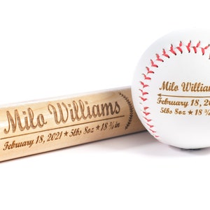 Personalized Birth Announcement Baseball Bat, Baby Boys Gift, Newborn Gift, Baseball Baby Gift, Baby Shower Party, Baseball Moms, Nursery