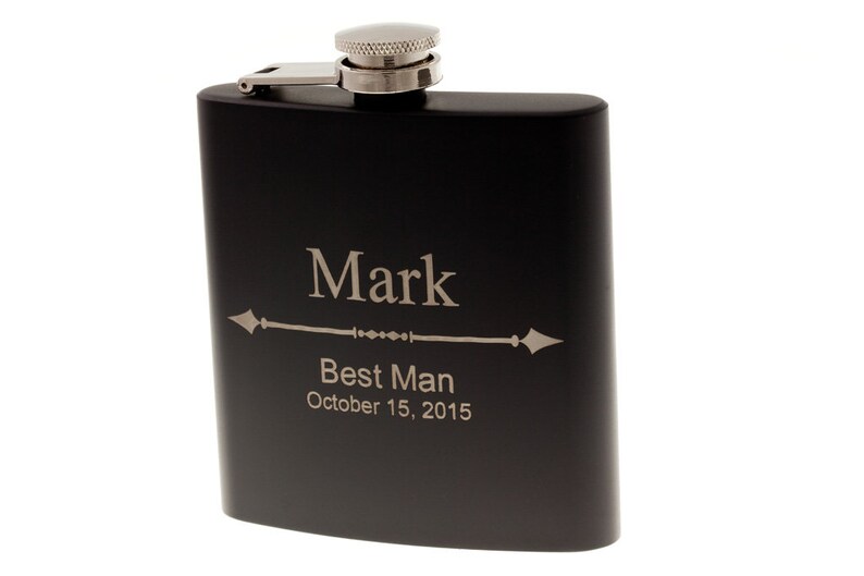 Set of 8 Groomsmen Flask Personalized Flask Groomsmen Gifts Etsy