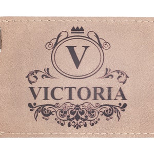 Personalized Leather Luggage Tag, Laser Engraved, Travel Accessory, Customized for Wedding, Birthday, Christmas, Mother&#39;s Day, Vacation