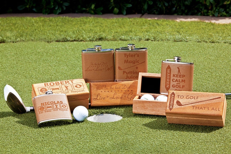 Personalized Golf Ball Gift Box To Golf That's All, Custom Engraved Golf Ball Display Box, Fathers Day, Birthday, Christmas image 4