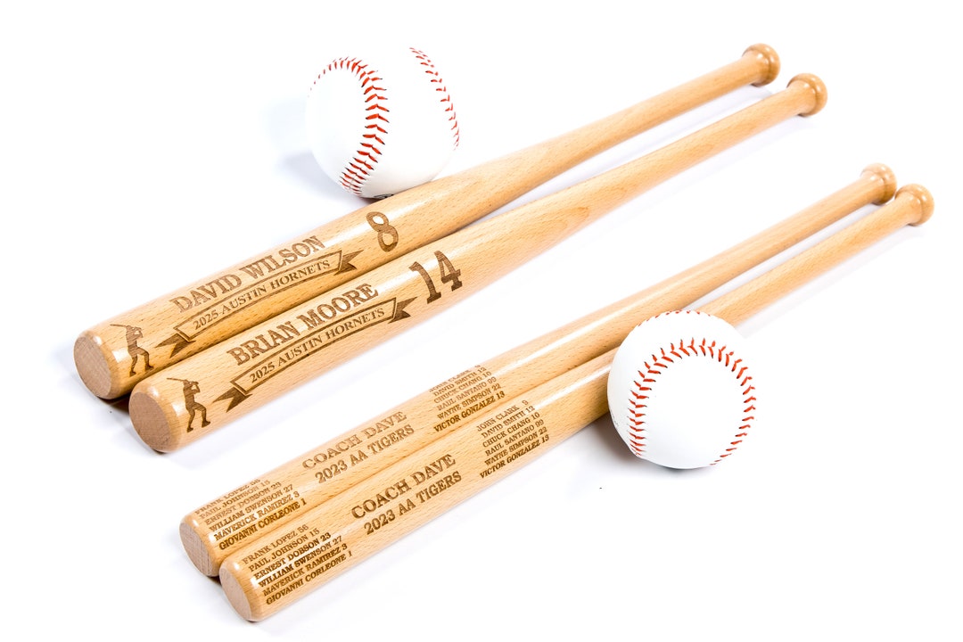 Personalized Junior 18 Baseball Bat, Gift for Baseball Team & Coach