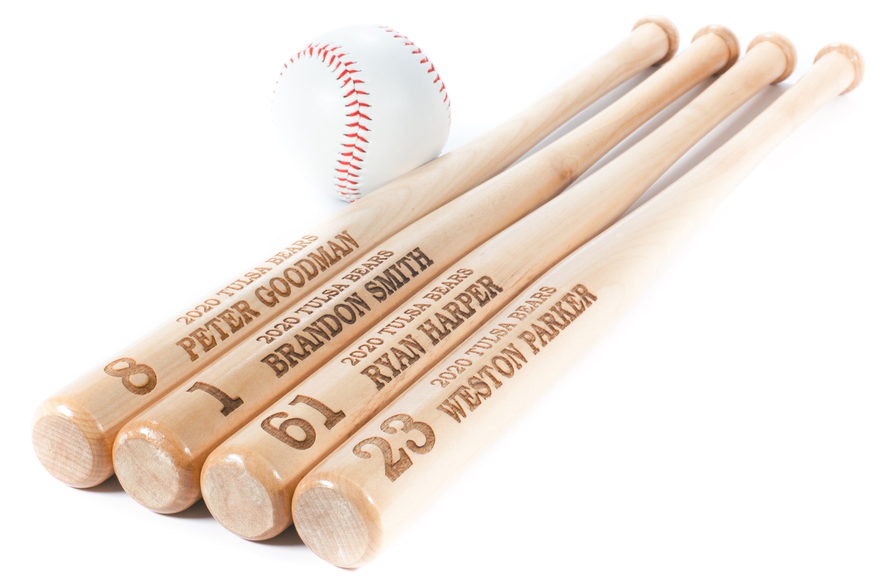 Engraved Junior Baseball Bat Personalized Team Baseball Bat Etsy