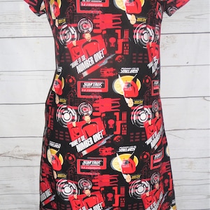 Star Trek Next Generation Picard Riker Retro Mod Dress UK 12-14 US 10-12