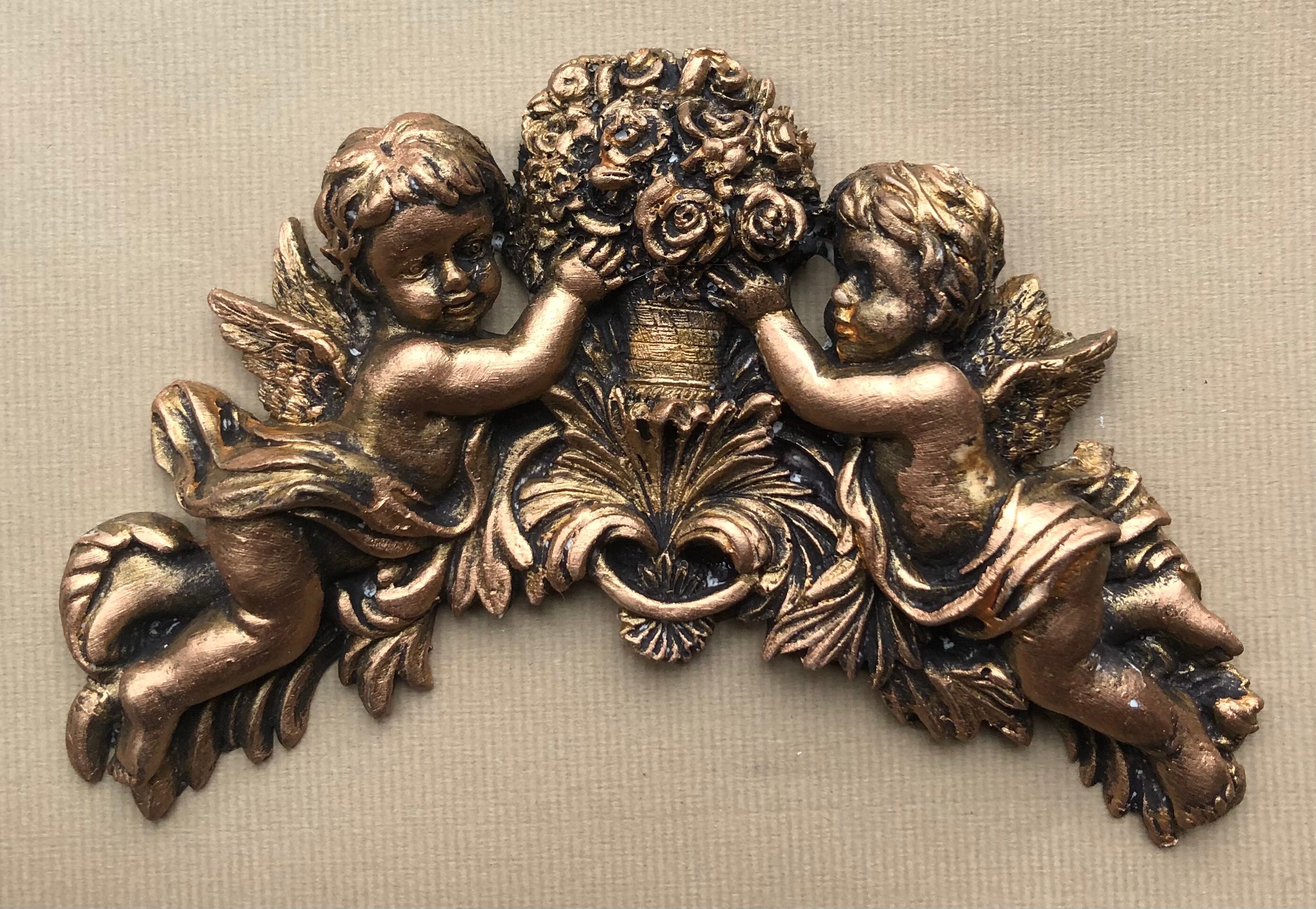 Moulding for furniture embellishment or decoration cherubs Etsy