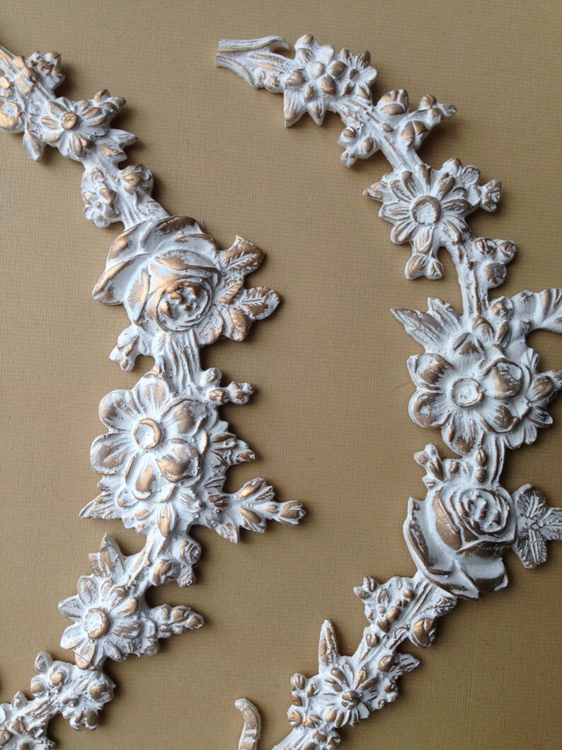 Shabby Chic Decorative Moulding Embellishments Appliques Etsy