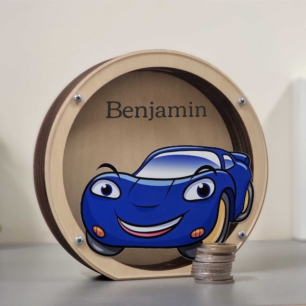 Car Piggy Bank Etsy
