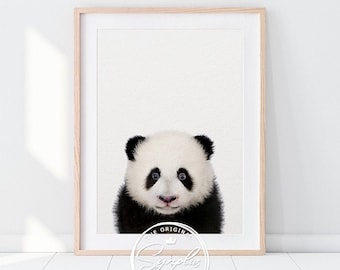 Baby Panda Print Etsy