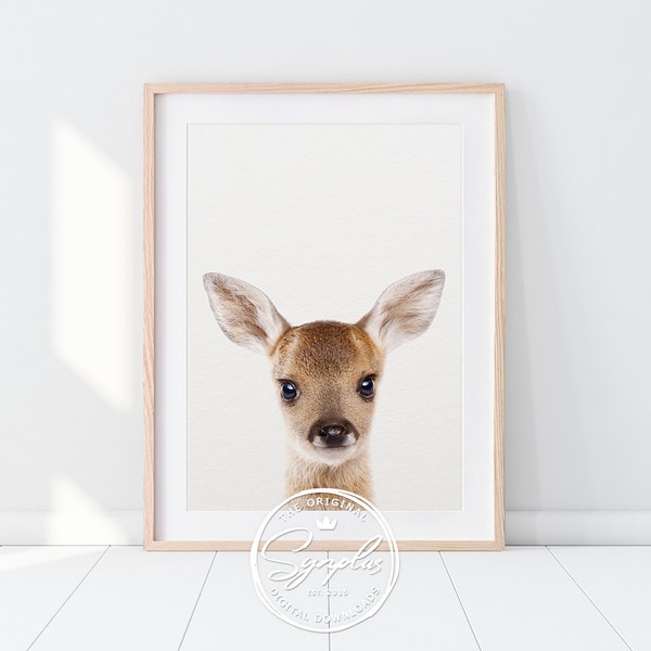Deer Nursery Art Etsy