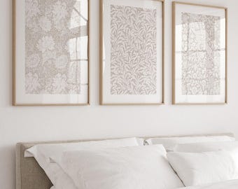 Neutral abstrakt set med 3 tryck, botaniska väggtavlor, neutral väggkonst, beige väggkonst, neutral väggdekor, beige väggtavlor, utskrivbar