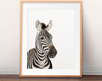 Zebra Print, Zebra Photo, Safari Animal Prints, Nursery Wall Art, African Animals, Modern Wall Art, Safari Nursery Decor, Kids Printable Art