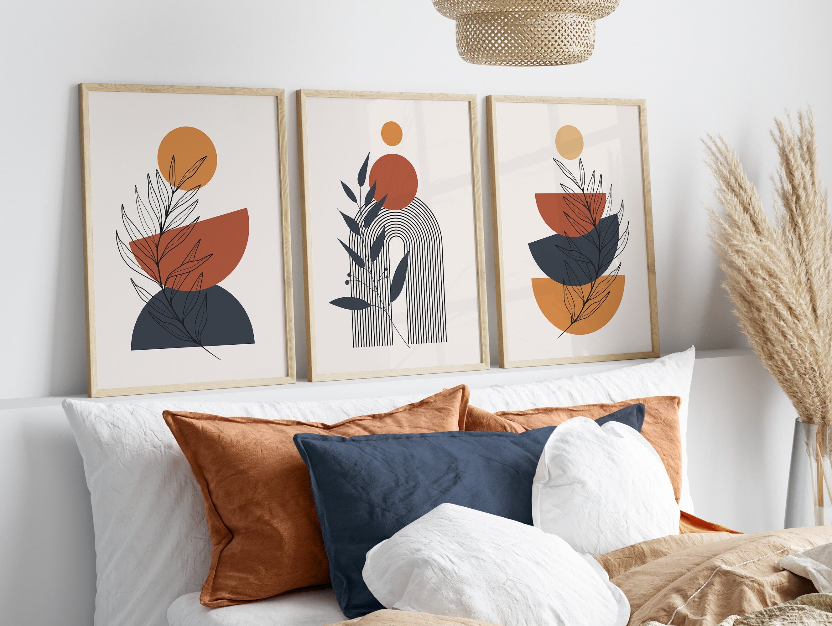3x3 Abstract Art - Etsy