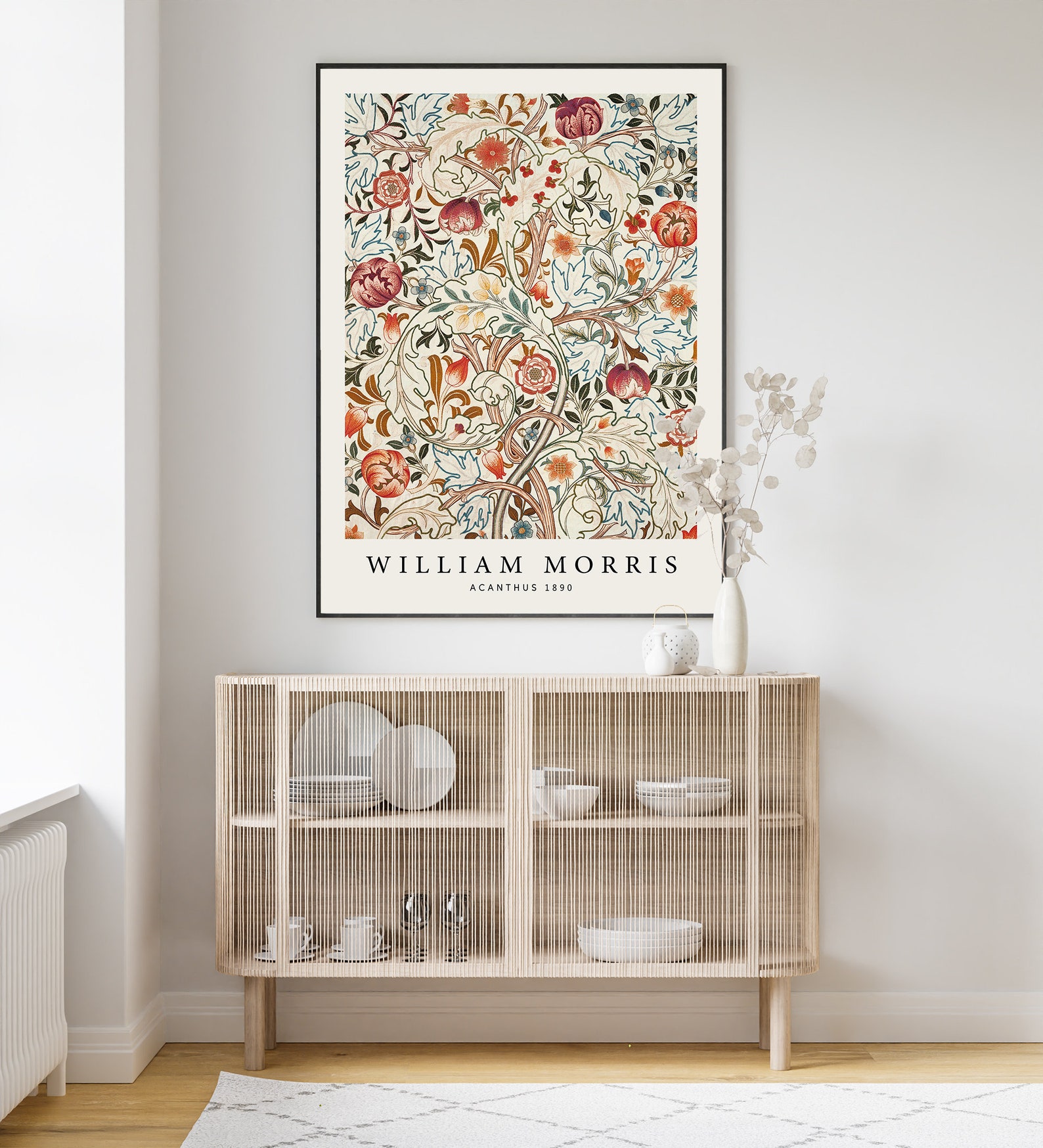 William Morris Acanthus Portière Poster | Zazzle