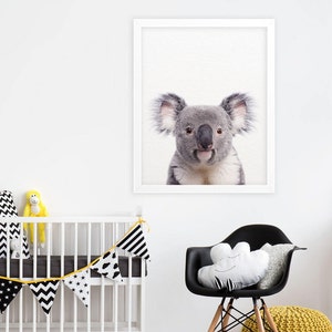 Koala Print, Koala Bear Wall Art, Nursery Decor, Animal Prints ...