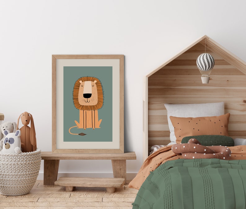 Boho Nursery Wall Art Safari Nursery Wall Prints Set of 3 Etsy