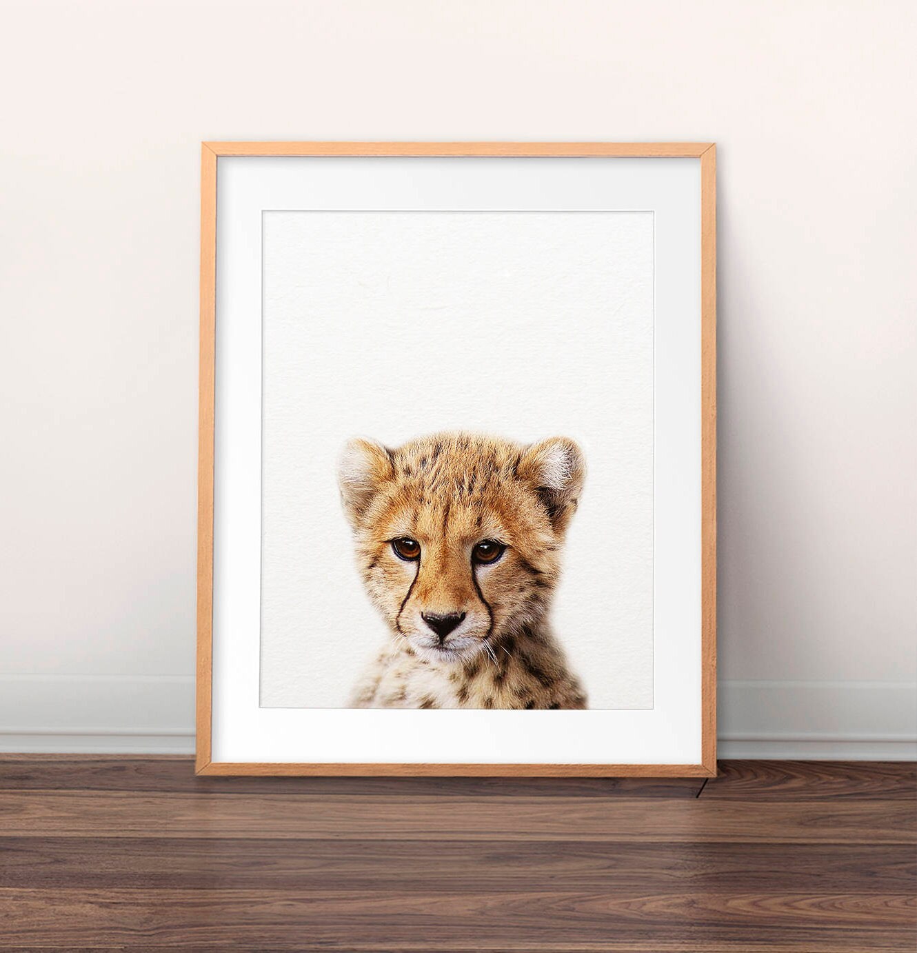 Cheetah Print Nursery Art Baby Animal Prints Nursery Wall Etsy