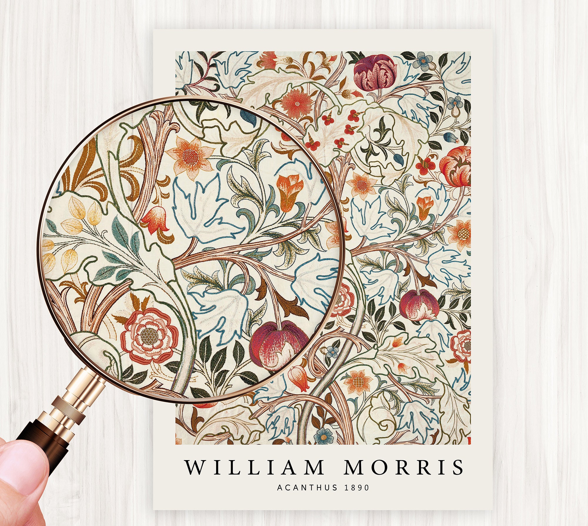Morris&co morris アカンサスモリス アカンサス 模様 複雑